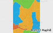 Political 3D Map of Chibuto