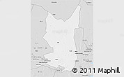 Silver Style 3D Map of Chibuto