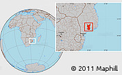Gray Location Map of Chibuto