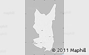 Gray Map of Chibuto, single color outside