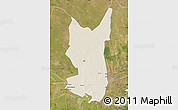 Shaded Relief Map of Chibuto, satellite outside