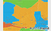 Political Panoramic Map of Chibuto