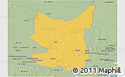 Savanna Style Panoramic Map of Chibuto