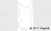 Blank Simple Map of Chibuto, no labels