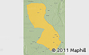 Savanna Style 3D Map of Chigubo