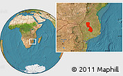 Satellite Location Map of Chigubo