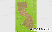 Satellite Map of Chigubo, physical outside