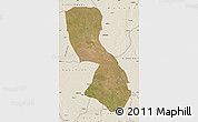 Satellite Map of Chigubo, shaded relief outside