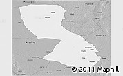 Gray Panoramic Map of Chigubo