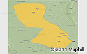 Savanna Style Panoramic Map of Chigubo