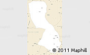 Classic Style Simple Map of Chigubo