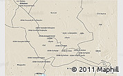 Shaded Relief 3D Map of Chokwe