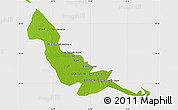 Physical Map of Chokwe, single color outside