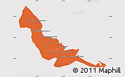 Political Map of Chokwe, cropped outside