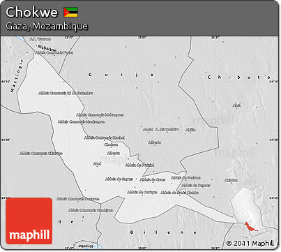 Silver Style Map of Chokwe