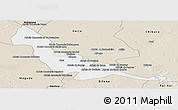 Classic Style Panoramic Map of Chokwe