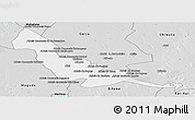 Silver Style Panoramic Map of Chokwe