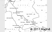 Blank Simple Map of Chokwe