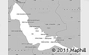 Gray Simple Map of Chokwe