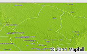 Physical Panoramic Map of Guija