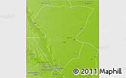 Physical 3D Map of Mabalane
