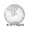 Outline Map of Mabalane