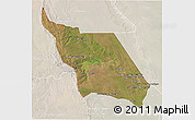 Satellite 3D Map of Massingir, lighten