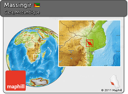 Physical Location Map of Massingir