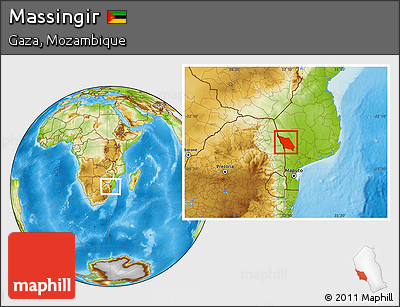 Physical Location Map of Massingir