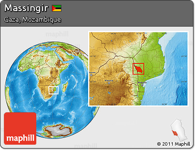Physical Location Map of Massingir