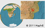 Satellite Location Map of Massingir