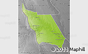 Physical Map of Massingir, desaturated