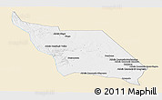 Classic Style Panoramic Map of Massingir, single color outside