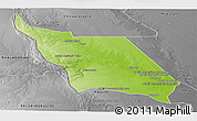 Physical Panoramic Map of Massingir, desaturated