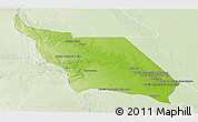 Physical Panoramic Map of Massingir, lighten