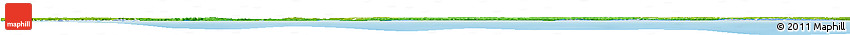 Political Horizon Map of Xai-Xai, physical outside