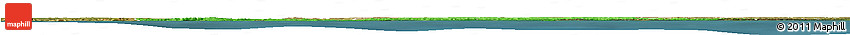 Political Horizon Map of Xai-Xai, satellite outside