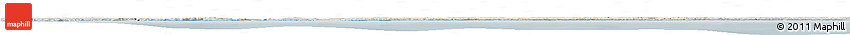 Shaded Relief Horizon Map of Xai-Xai, semi-desaturated