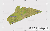 Satellite Map of Xai-Xai, cropped outside