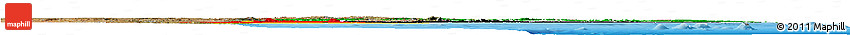 Flag Horizon Map of Mozambique, satellite outside, bathymetry sea