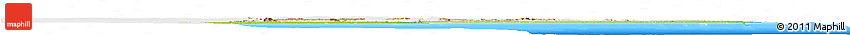 Physical Horizon Map of Mozambique, single color outside, bathymetry sea