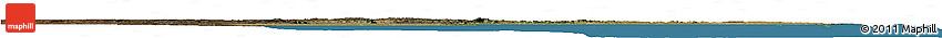 Satellite Horizon Map of Mozambique, darken, land only
