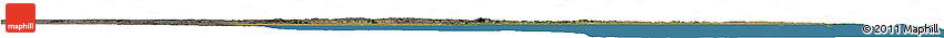 Satellite Horizon Map of Mozambique, darken, semi-desaturated, land only