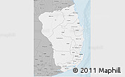 Gray 3D Map of Inhambane