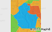 Political 3D Map of Funhalouro