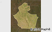 Satellite 3D Map of Funhalouro, darken