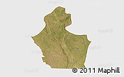Satellite 3D Map of Funhalouro, single color outside