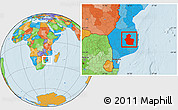 Political Location Map of Funhalouro