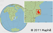 Savanna Style Location Map of Funhalouro