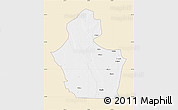 Classic Style Map of Funhalouro, single color outside